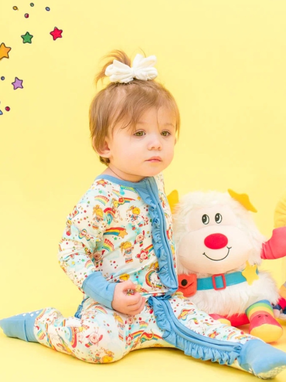 Rainbow Brite X Sweet Peas one piece convertible Pajama